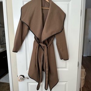 Brown and Black Trench